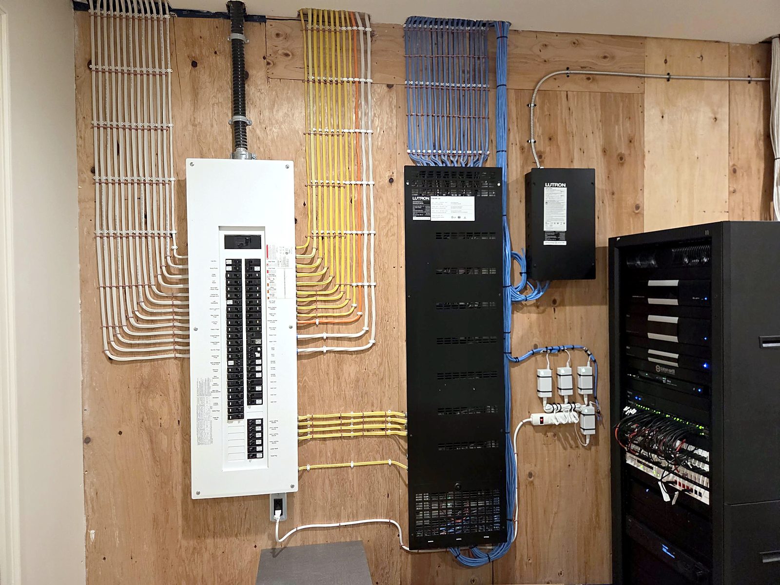 Electrical panel installation, photo 2 of 10