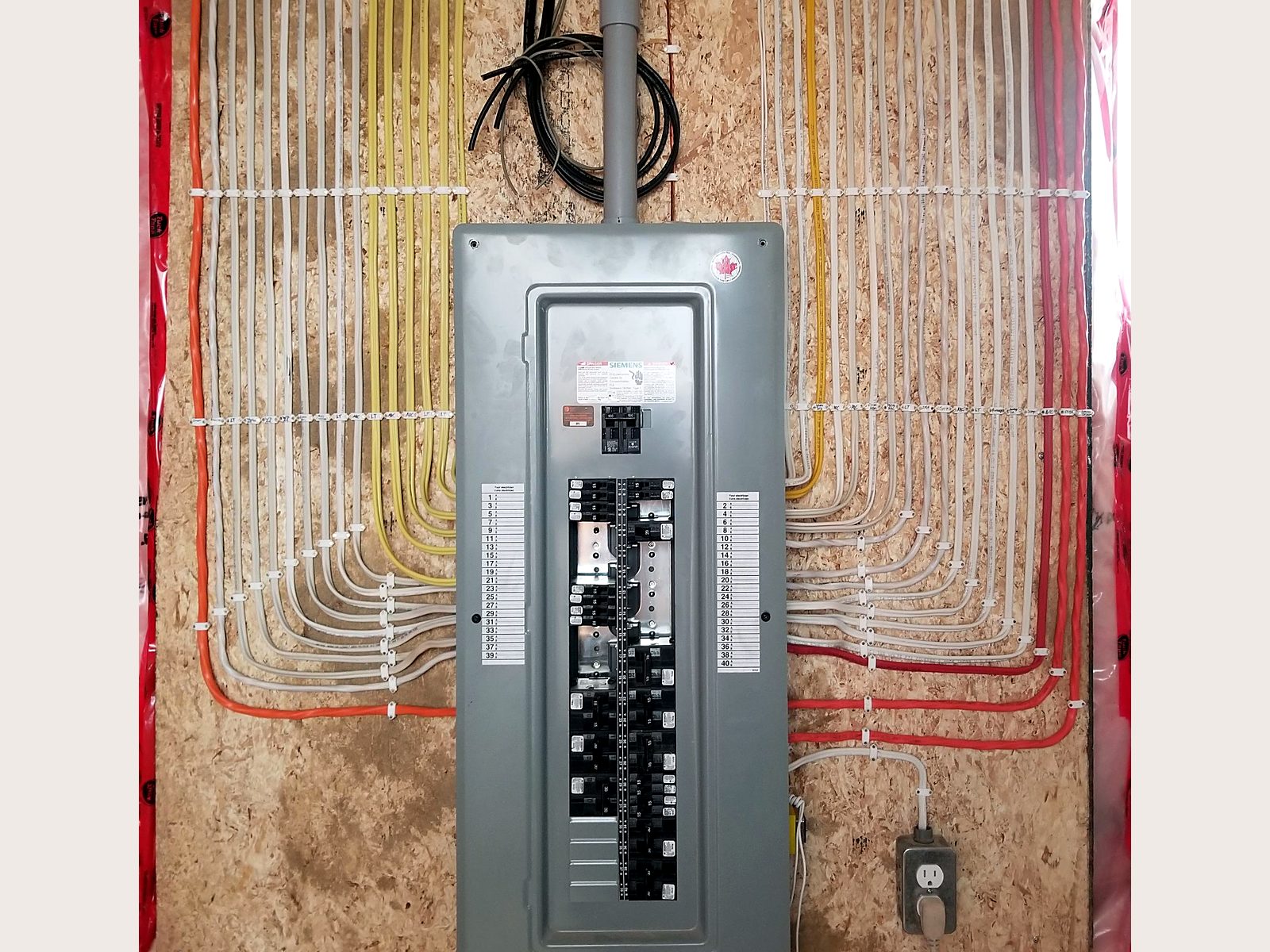 Electrical panel installation, photo 10 of 10